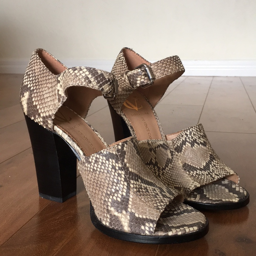 Real Python shoes Vince Camuto never worn